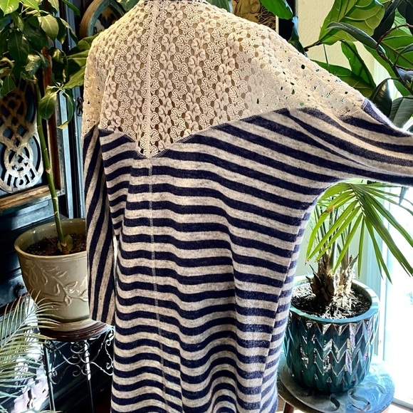 UMGEE WOMEN'S STRIPED KIMONO SWEATER - Picture 6 of 16